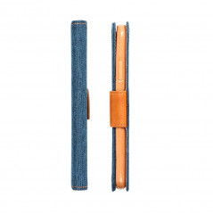XIAOMI Redmi 9C NFC Book Handytaschen CANVAS Book Navy blau
