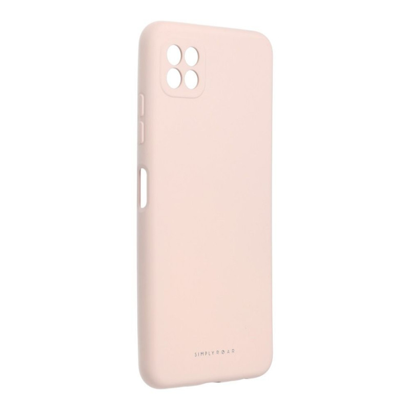 Samsung Galaxy A22 5G Hülle Roar Space Monochromatische, Elegant  Rosa