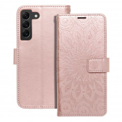 Samsung Galaxy S22 Book Handytaschen MEZZO Book Mandala  Roségold
