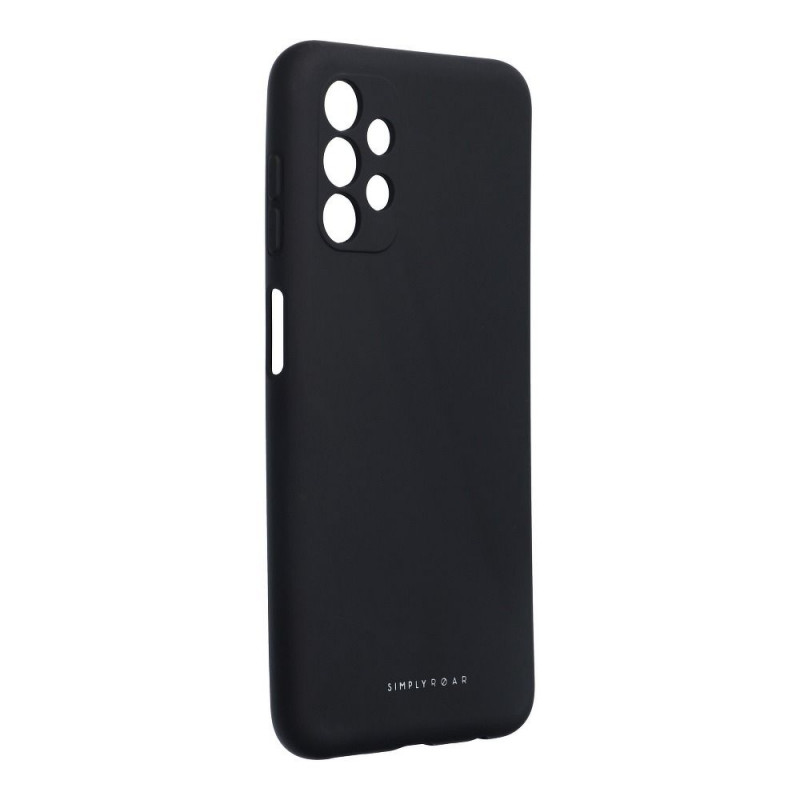 Samsung Galaxy A13 LTE Hülle Roar Space Monochromatische, Elegant  Schwarz