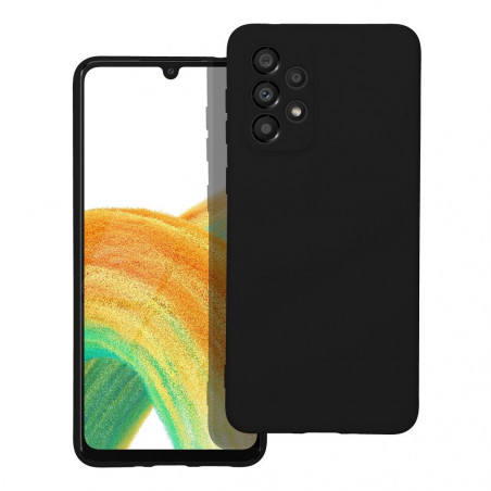 Samsung Galaxy A33 Hülle Silicone Elegant  Schwarz