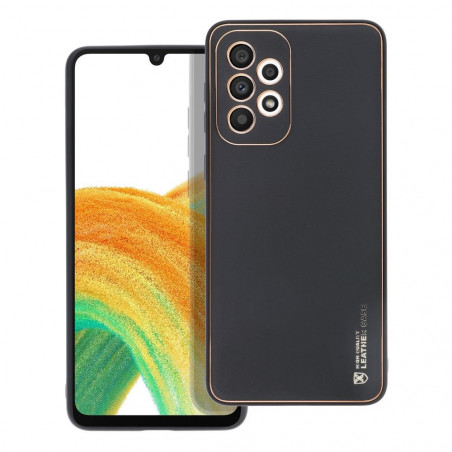 Samsung Galaxy A33 Hülle Leather Schwarz