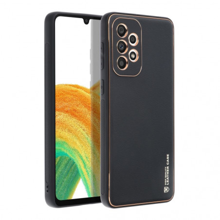 Samsung Galaxy A33 Hülle Leather Schwarz