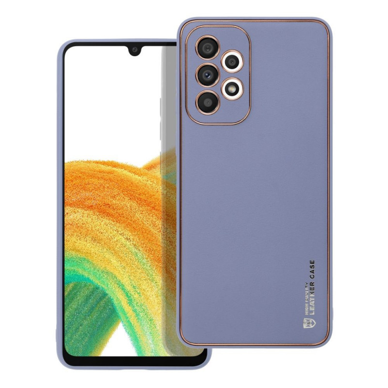 Samsung Galaxy A33 Hülle Leather Blau