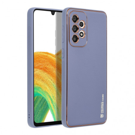 Samsung Galaxy A33 Hülle Leather Blau