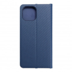XIAOMI Mi 11 Lite 5G Book Handytaschen LUNA Book Carbon Kohlenstoff-Faser, Elegant  Blau