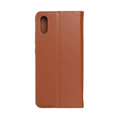 XIAOMI Redmi 9AT Book Handytaschen Leather case SMART PRO Elegant  Braun