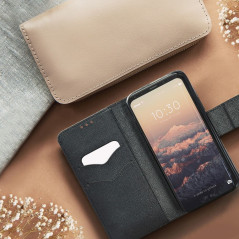 XIAOMI Redmi 9C NFC Book Handytaschen Fancy Book Schwarz