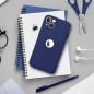 Apple iPhone 12 Pro Hülle Soft Dunkelblau