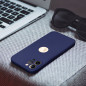 Apple iPhone 12 Pro Hülle Soft Dunkelblau