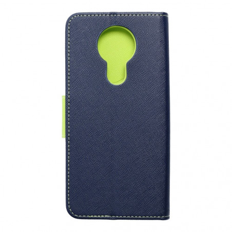 Nokia 3.4 Book Handytaschen Fancy Book Marine / Limette