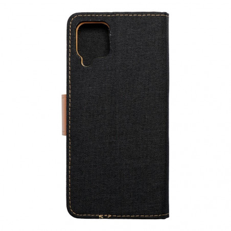 Samsung Galaxy A12 Book Handytaschen CANVAS Book Schwarz
