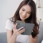 Apple iPhone 5 5S Book Handytaschen Smart Case Book Grau