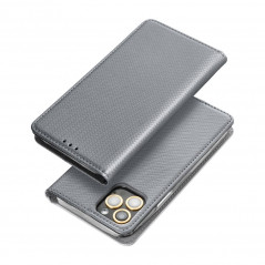 Apple iPhone 5 5S Book Handytaschen Smart Case Book Grau