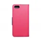 Apple iPhone 8 Book Handytaschen Fancy Book Rosa / Marineblau