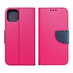 Apple iPhone SE 2020 Book Handytaschen Fancy Book Rosa / Marineblau