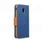 Apple iPhone 6 6S Book Handytaschen CANVAS Book Navy blau