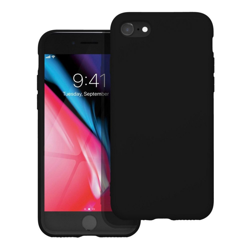 Apple iPhone 8 Hülle Silicone Elegant  Schwarz