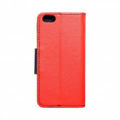 Apple iPhone SE Book Handytaschen Fancy Book Rot / Marine