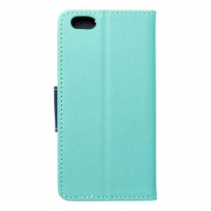 Apple iPhone 6 6S Book Handytaschen Fancy Book Minze / Marine