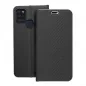 Samsung Galaxy A21s Book Handytaschen LUNA Book Carbon Kohlenstoff-Faser, Elegant  Schwarz