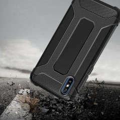 XIAOMI Redmi 9C NFC Gehärtete Abdeckung Armor Schwarz