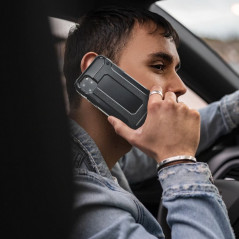 XIAOMI Redmi 9C NFC Gehärtete Abdeckung Armor Schwarz