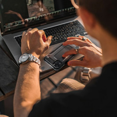 XIAOMI Redmi 9C NFC Gehärtete Abdeckung Armor Schwarz