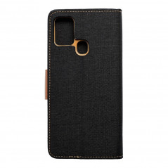 Samsung Galaxy A21s Book Handytaschen CANVAS Book Schwarz