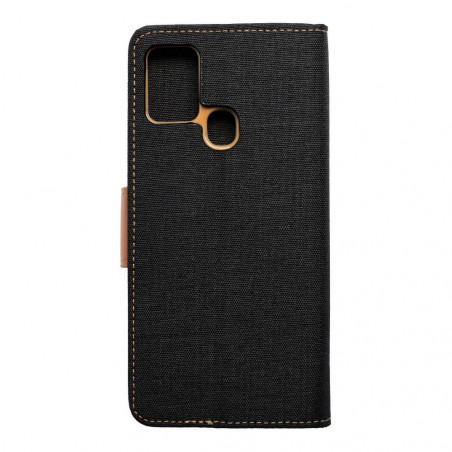 Samsung Galaxy A21s Book Handytaschen CANVAS Book Schwarz