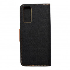 Samsung Galaxy S20 FE 5G 2022 Book Handytaschen CANVAS Book Schwarz