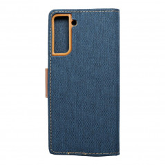 Samsung Galaxy S21 Plus 5G Book Handytaschen CANVAS Book Navy blau