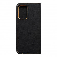 Samsung Galaxy A52s 5G Book Handytaschen CANVAS Book Schwarz