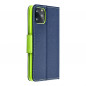 Apple iPhone SE 2020 Book Handytaschen Fancy Book Marine / Limette