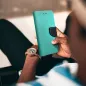 Apple iPhone 8 Book Handytaschen Fancy Book Minze / Marine