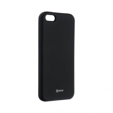 Apple iPhone 5 5S Hülle Roar Colorful Jelly Schwarz