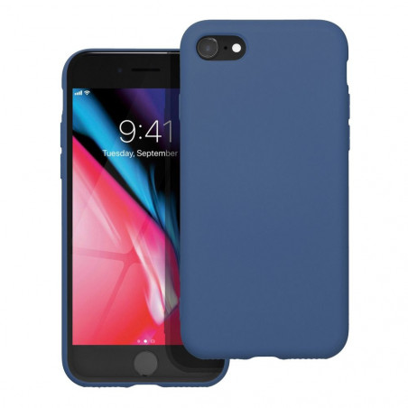 Apple iPhone 8 Hülle Silicone Elegant  Blau