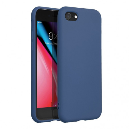 Apple iPhone 8 Hülle Silicone Elegant  Blau
