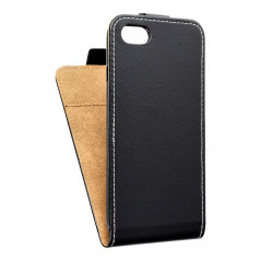 Apple iPhone SE 2022 5G Flip Handytaschen Slim Flexi Fresh Schwarz