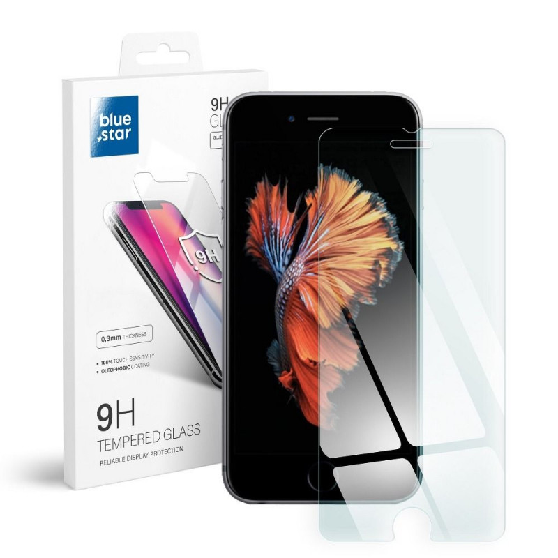 Apple iPhone 6 6S Panzerglas Blue Star 9H Durchsichtbar 