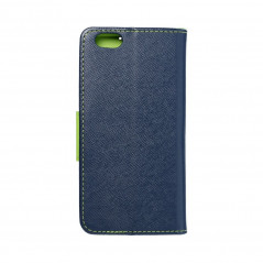 Apple iPhone 6 6S Book Handytaschen Fancy Book Marine / Limette