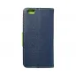Apple iPhone 6 6S Book Handytaschen Fancy Book Marine / Limette