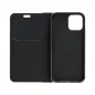 Apple iPhone XR Book Handytaschen LUNA Book Carbon Kohlenstoff-Faser, Elegant  Schwarz