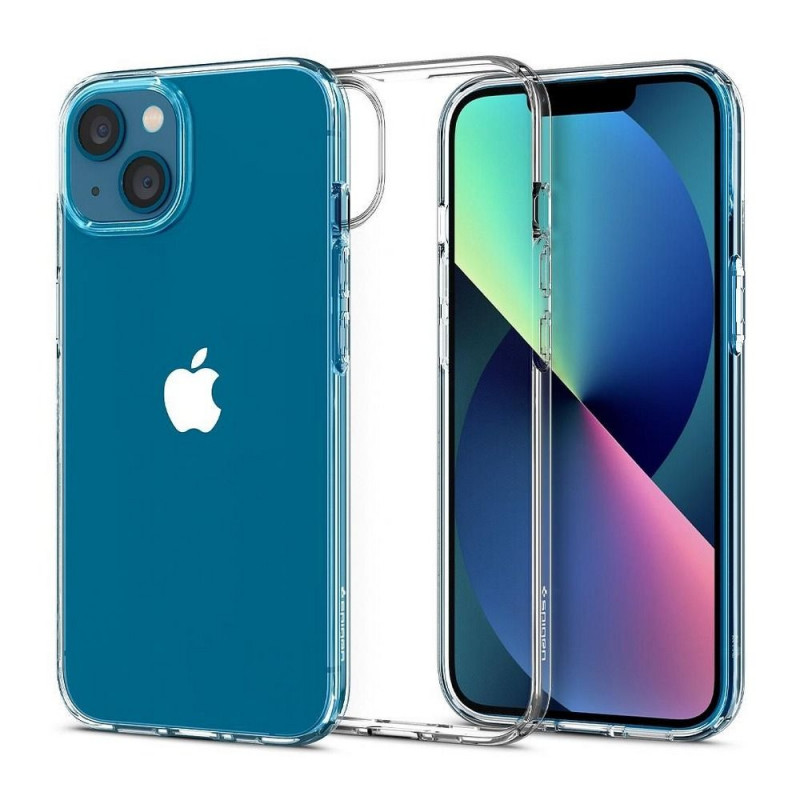 Apple iPhone 13 Hülle Spigen Liquid Crystal Kristallklar  Durchsichtbar