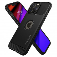 Apple iPhone 13 Pro Max Hülle Spigen Armor Kohlenstoff-Faser, Elegant  Schwarz