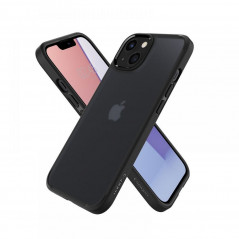 Apple iPhone 13 Hülle Spigen Ultra Hybrid Kristallklar  Matt Frostschwarz