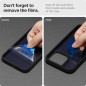 Apple iPhone 13 Hülle Spigen Ultra Hybrid Kristallklar  Matt Frostschwarz
