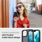 Apple iPhone 13 Hülle Spigen Ultra Hybrid Kristallklar  Matt Frostschwarz