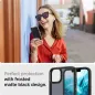 Apple iPhone 13 Hülle Spigen Ultra Hybrid Kristallklar  Matt Frostschwarz