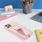 Apple iPhone 11 Pro Hülle LEATHER Case Kickstand Rosa